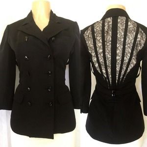 Lorena Sarbu Blazer Jacket Black Double Breasted